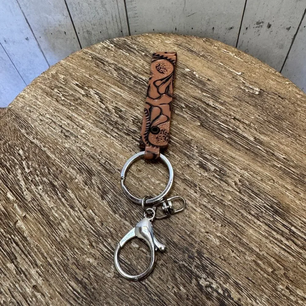 Western Keychain Small Bag Charm Western Style Vegan Purse Accessories 5 inch